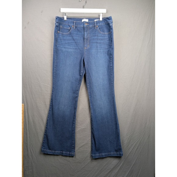 Sofia Jeans by Sofia Vergara Denim - Sofia Jeans by Sofia Vergara Melisa Flare High Rise Blue Denim Jeans 16
